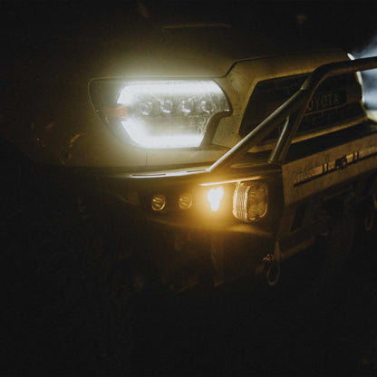 KC Flex Era 3 LED DM SAE Fog 2- Light Master Kit 12-24 Toyota Taco/4Runner/Tundra Aftermarket KC Hilites-13