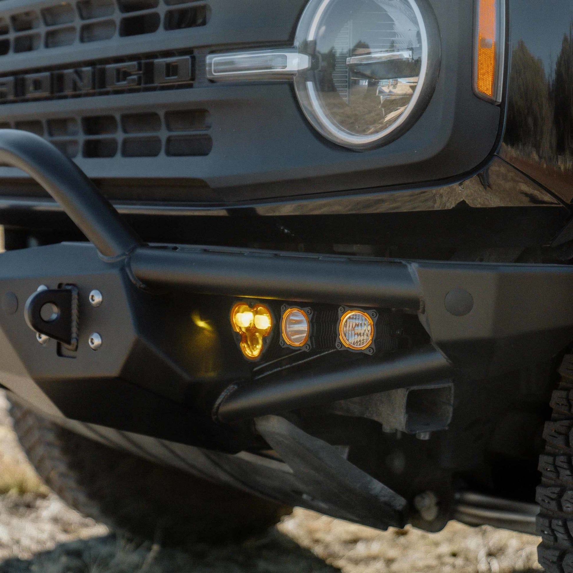 Hybrid Front Bumper LED Light Kit SAE System KC Hilites-5