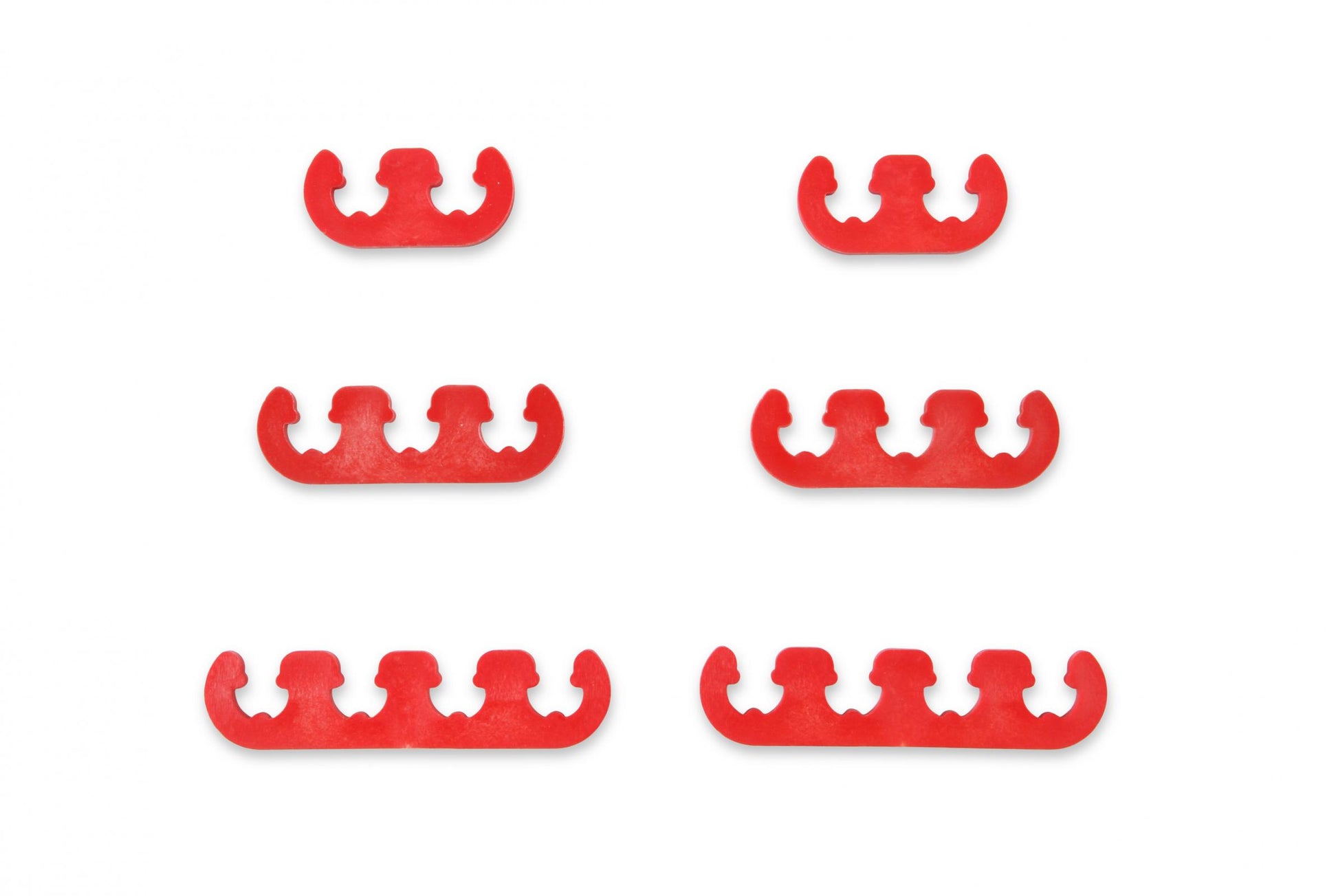 Wire Separator Kit Red 7 mm / 8 mm Plastic Fits 7 or 8mm Spark Plug Wires Mr Gasket