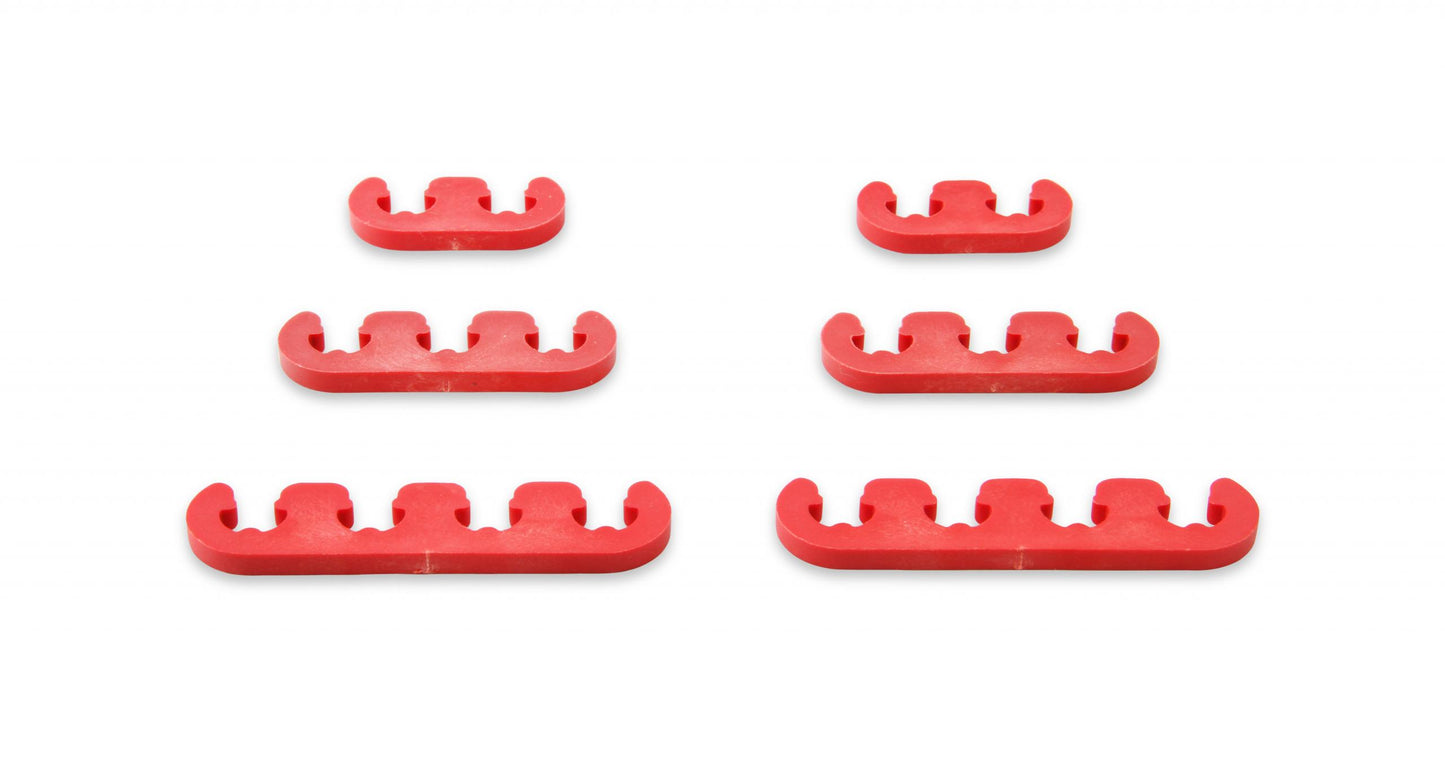 Wire Separator Kit Red 7 mm / 8 mm Plastic Fits 7 or 8mm Spark Plug Wires Mr Gasket-1