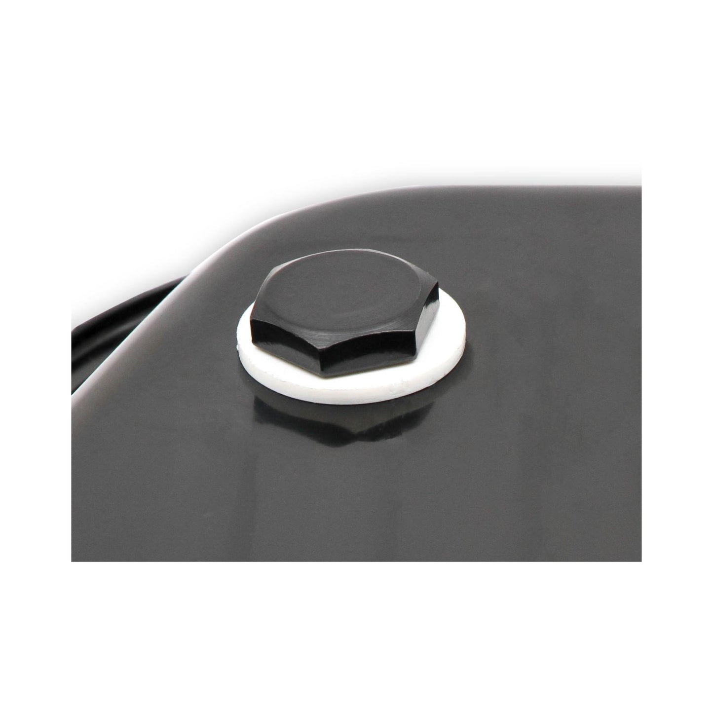 Transmission Oil Pan Black Steel Fits Chrysler Torqueflite TF-727. Stock Depth and Capacity Finned Design Mr Gasket-2