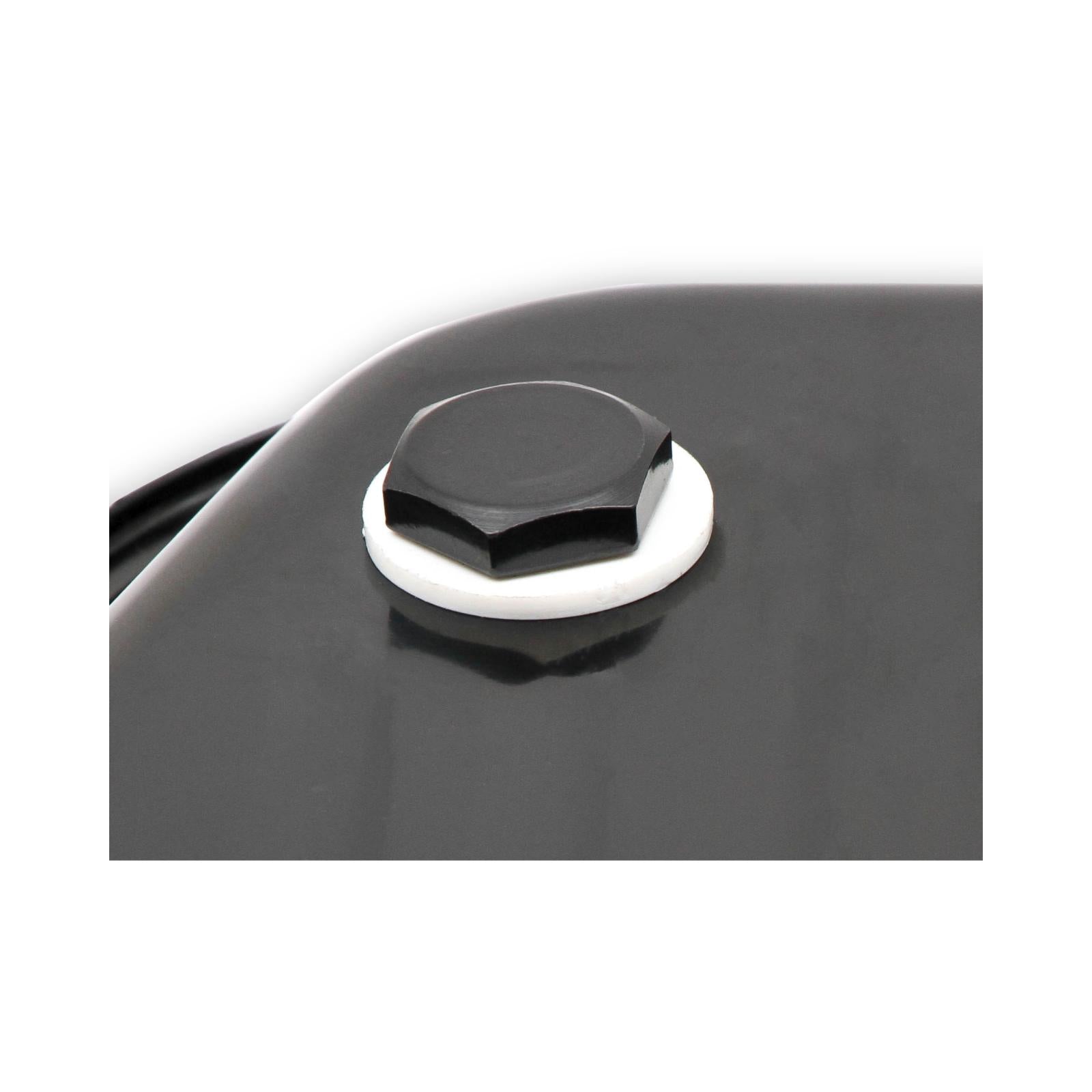 Transmission Oil Pan Black Steel Fits Chrysler Torqueflite TF-727. Stock Depth and Capacity Finned Design Mr Gasket-2