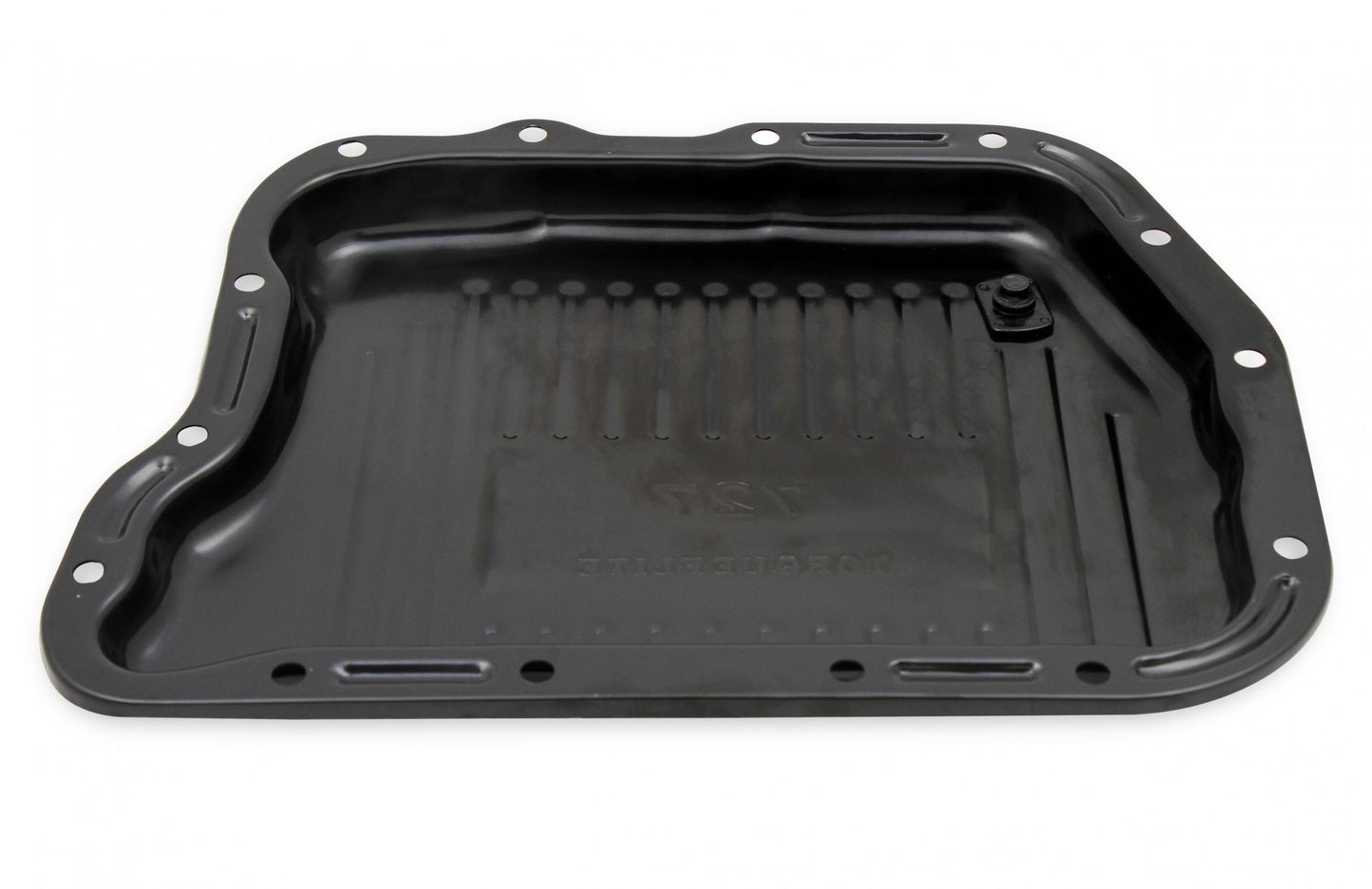 Transmission Oil Pan Black Steel Fits Chrysler Torqueflite TF-727. Stock Depth and Capacity Finned Design Mr Gasket-5