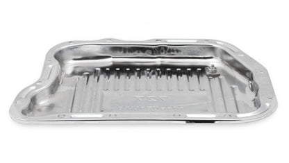 Transmission Oil Pan Chrome Fits Chrysler Torqueflite TF-727. Stock Depth and Capacity Finned Design Mr Gasket-3