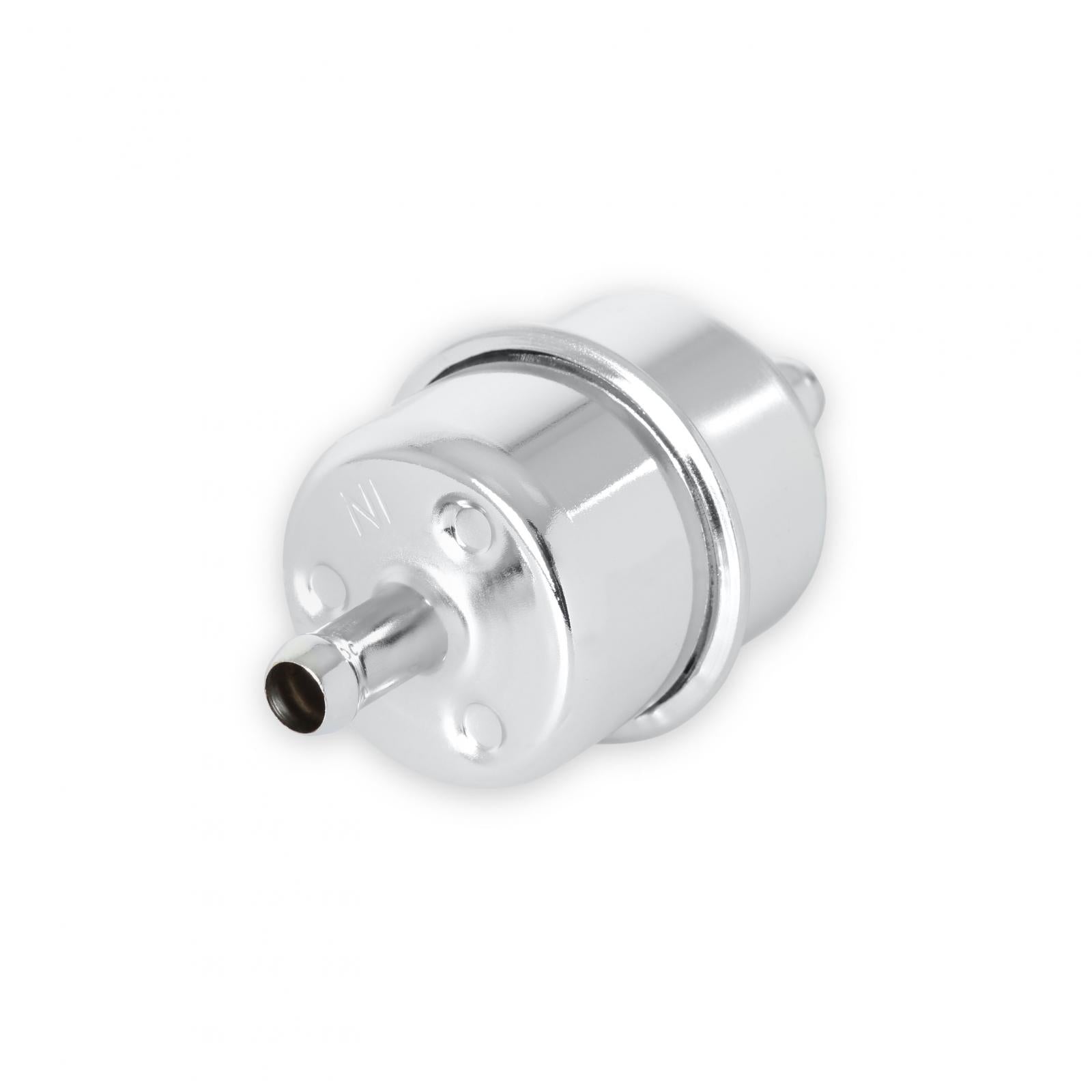 Chrome Fuel Filter For Carbureted Applications 40 Micron Mr Gasket