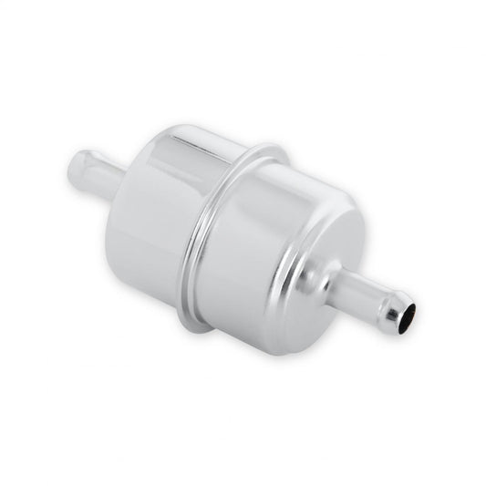 Chrome Fuel Filter For Carbureted Applications 40 Micron Mr Gasket-1