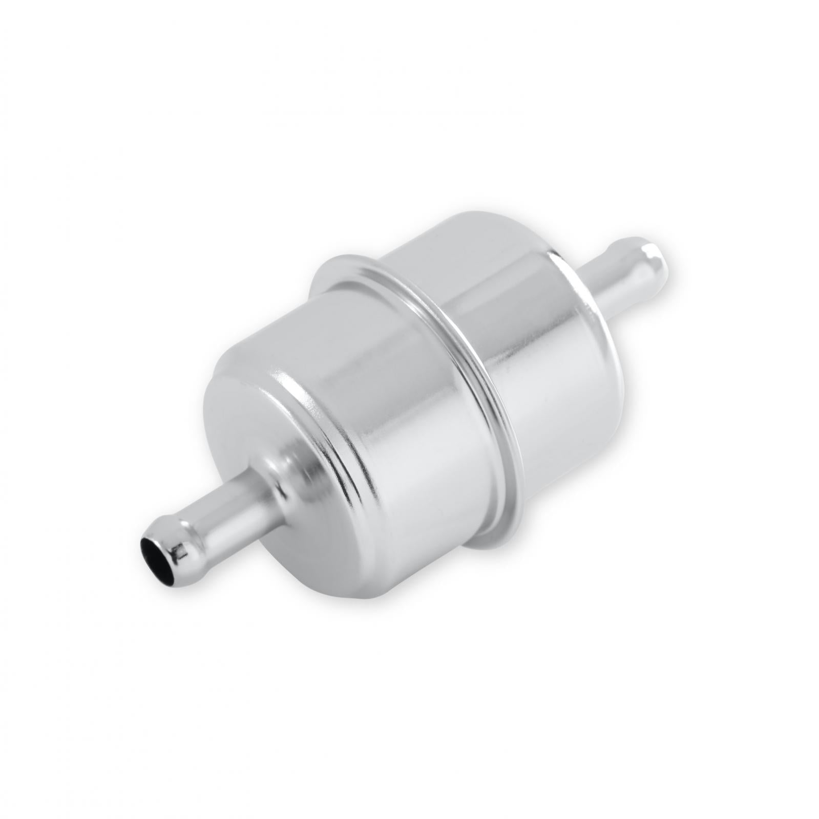 Chrome Fuel Filter For Carbureted Applications 40 Micron Mr Gasket-2