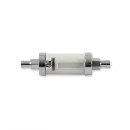 Clearview Inline Fuel Filter 5/16 Inch Fits Carbureted Applications Up to 10 PSI Mr Gasket