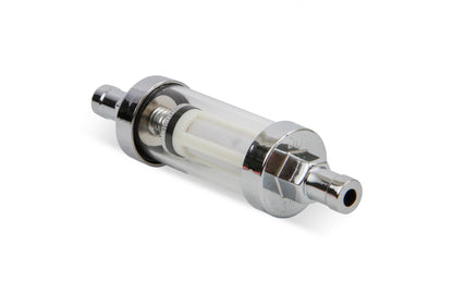 Clearview Inline Fuel Filter 3/8 Inch Fits Carbureted Applications Up to 10 PSI Mr Gasket-3