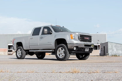 3.5 Inch Lift Kit w/ Overloads Red Silverado/Sierra 2500HD/3500HD (11-19) Rough Country-5