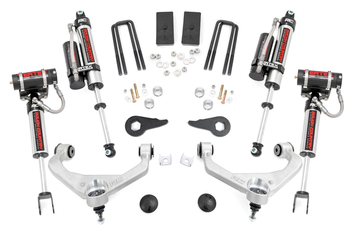 3.5 Inch Lift Kit Vertex w/ Overloads Silverado/Sierra 2500HD/3500HD (11-19) Rough Country
