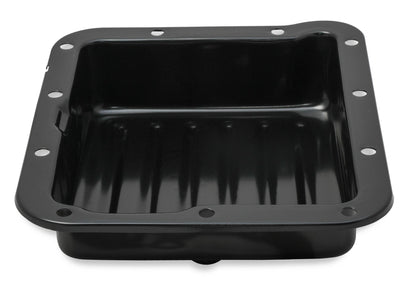 Transmission Oil Pan Black Steel Fits Ford C4 case-filled. Stock Depth and Capacity Finned Design Mr Gasket-7