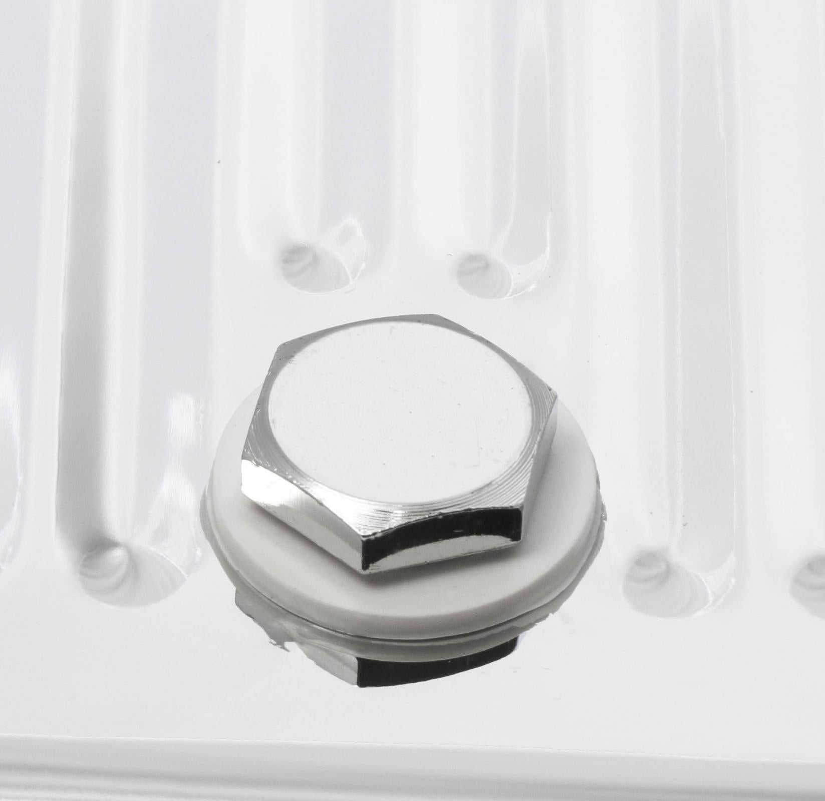Transmission Oil Pan Chrome Fits Ford C6 Stock Depth and Capacity Finned Design Mr Gasket-3