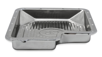 Transmission Oil Pan Chrome Fits Ford C6 Stock Depth and Capacity Finned Design Mr Gasket-6