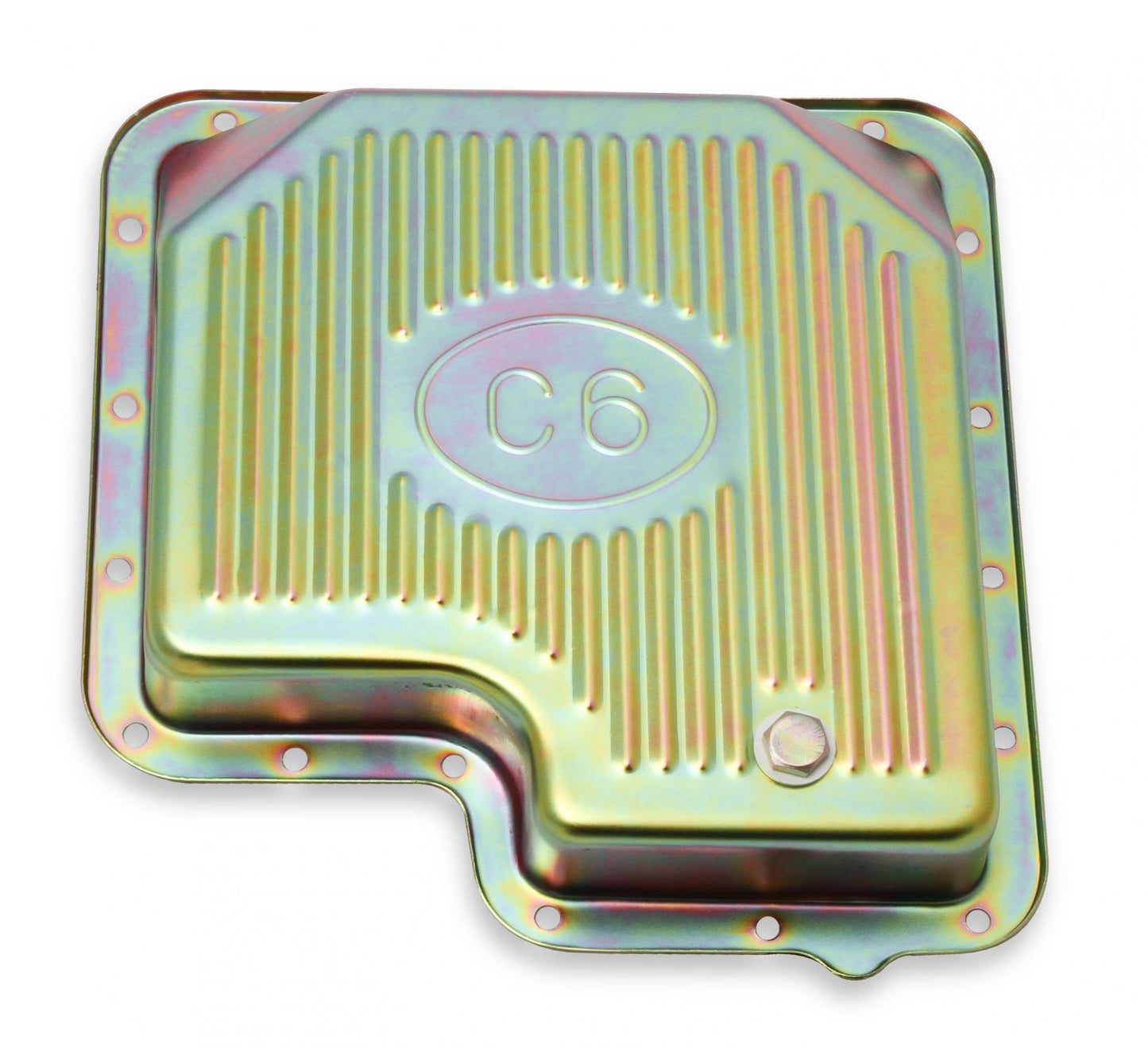Transmission Oil Pan Zinc Fits Ford C6 Stock Depth and Capacity Finned Design Mr Gasket-2
