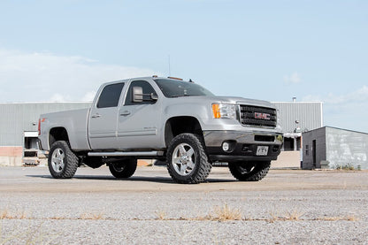 3.5 Inch Lift Kit V2 w/ Overloads Red Silverado/Sierra 2500HD/3500HD (11-19) Rough Country-5