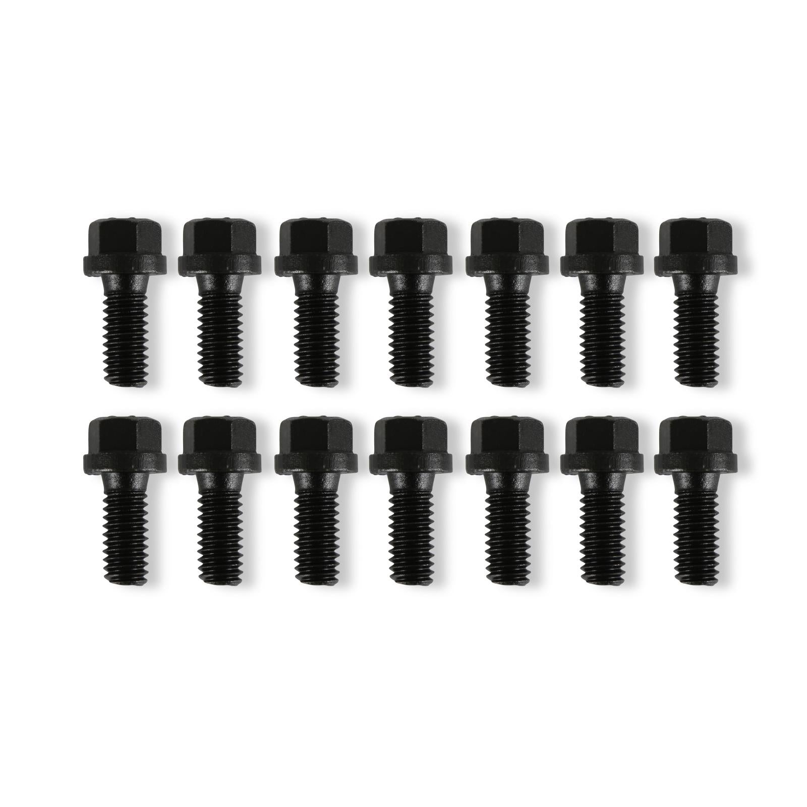 Header Bolts 5/16-18 x 3/4 Inch Hex Head Black Oxide Fits Small Block Chrysler 318/340/360 & Hooker Headers with adapter Plates Mr Gasket