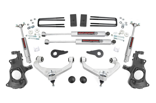 3.5 Inch Lift Kit Knuckle w/ Overloads Silverado/Sierra 2500HD/3500HD (11-19) Rough Country