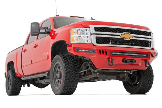 3.5 Inch Lift Kit Knuckle Vertex w/ Overloads Red Silverado/Sierra 2500HD/3500HD (11-19) Rough Country-1