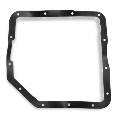 Transmission Oil Pan Black Steel Fits GM TH350 Stock Depth and Capacity Finned Design Mr Gasket-1