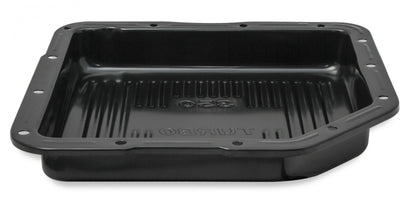 Transmission Oil Pan Black Steel Fits GM TH350 Stock Depth and Capacity Finned Design Mr Gasket-6