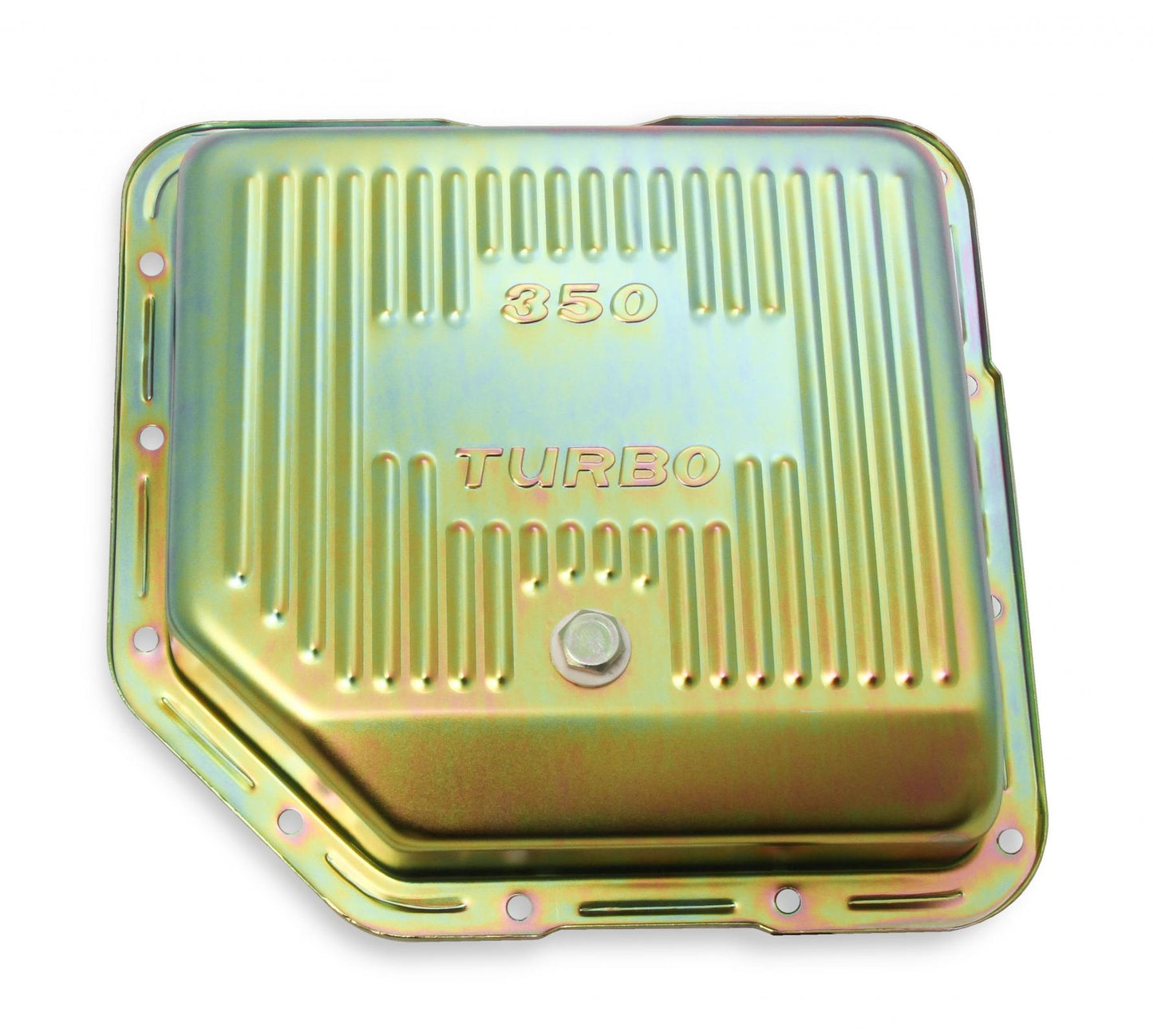 Transmission Oil Pan Zinc Fits GM TH350 Stock Depth and Capacity Finned Design Mr Gasket-2