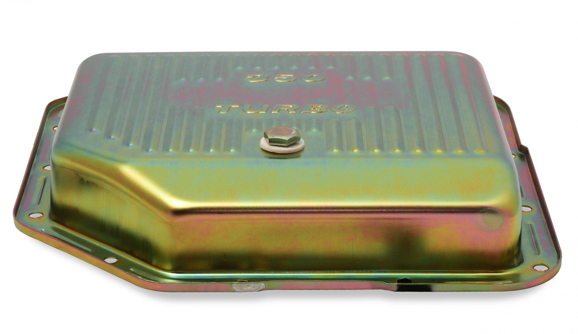 Transmission Oil Pan Zinc Fits GM TH350 Stock Depth and Capacity Finned Design Mr Gasket-5
