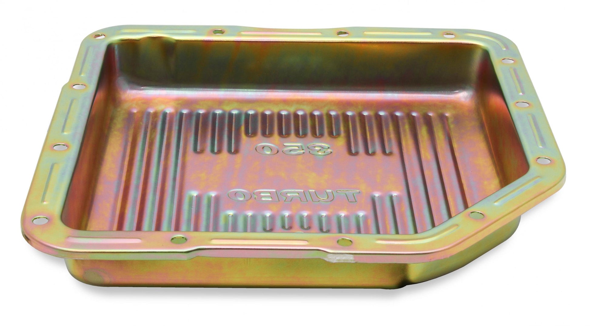 Transmission Oil Pan Zinc Fits GM TH350 Stock Depth and Capacity Finned Design Mr Gasket-6