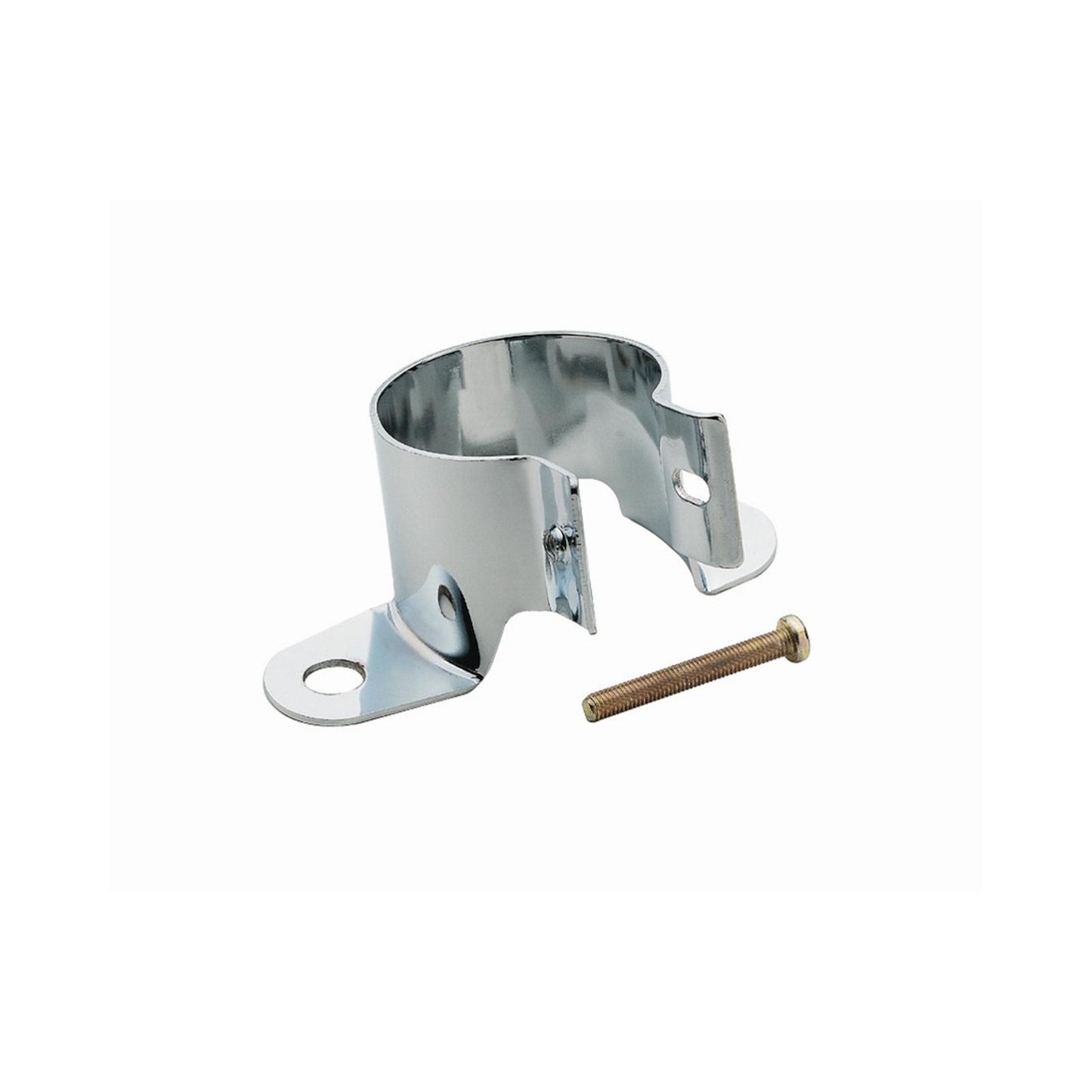 Chrome Coil Holder Bracket with Bolt Angled Mount Fits Most Angled Mounted Canister Style Coils Mr Gasket