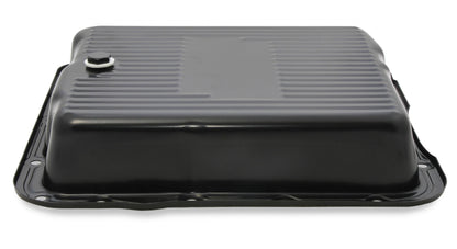 Transmission Oil Pan Black Steel Fits GM TH700R4/4L60/4L60E Stock Depth and Capacity Finned Design Mr Gasket-5
