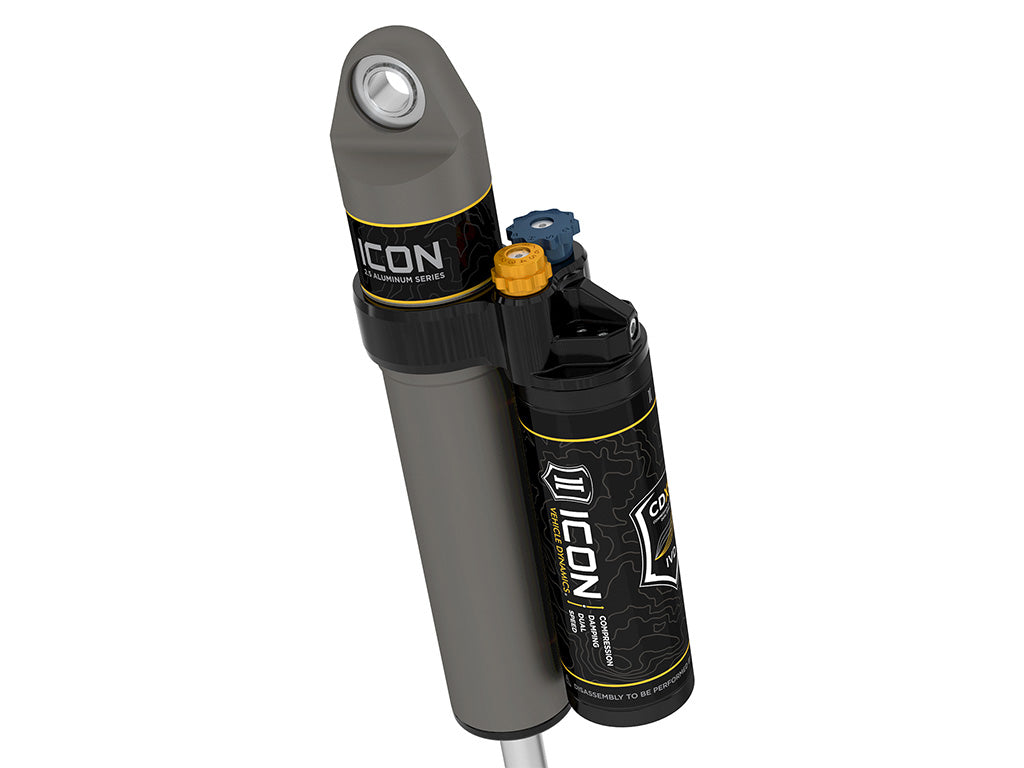 2009-2024 Ford F-150 2004-2008 Ford F-150 4WD 0-1 Inch Lift Rear V.S. 2.5 Aluminum Series Shock Absorbers Piggyback Reservoir W CDXS Pair ICON Vehicle Dynamics