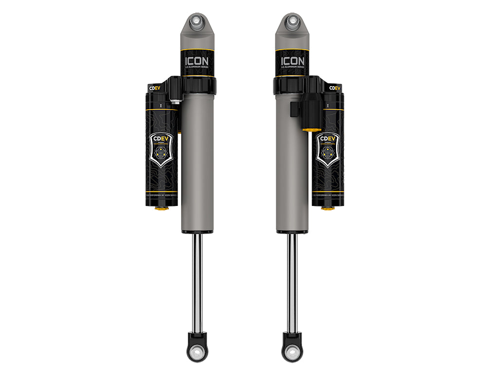 2021-2024 Ford F-150 4WD F-150 Tremor 0-2 Inch Lift Rear V.S. 2.5 Aluminum Series Shock Absorbers Piggyback Reservoir W CDEV Pair ICON Vehicle Dynamics-1