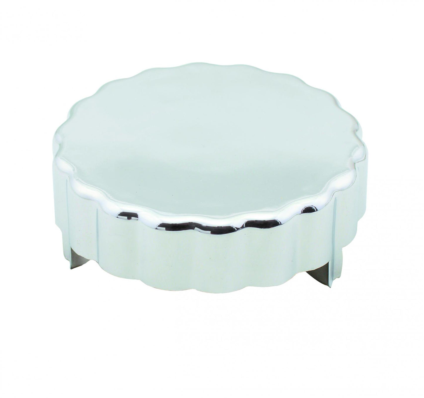 Chrome Power Steering Cap Cover Fits Most Ford, GM, and Chrysler Applications Mr Gasket