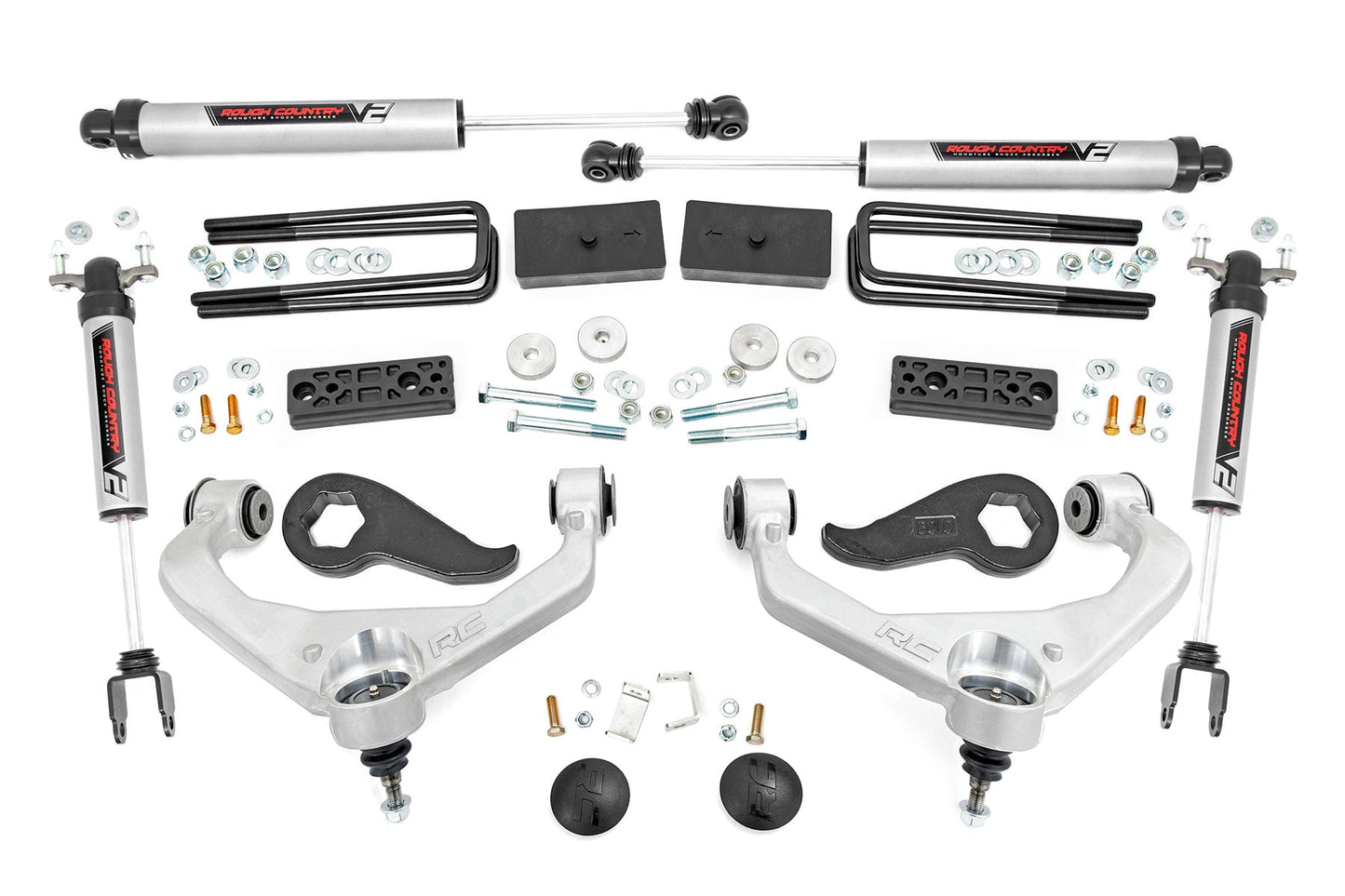 3 Inch Lift Kit UCAs V2 w/ Overloads Silverado/Sierra 2500HD/3500HD (20-26) Rough Country
