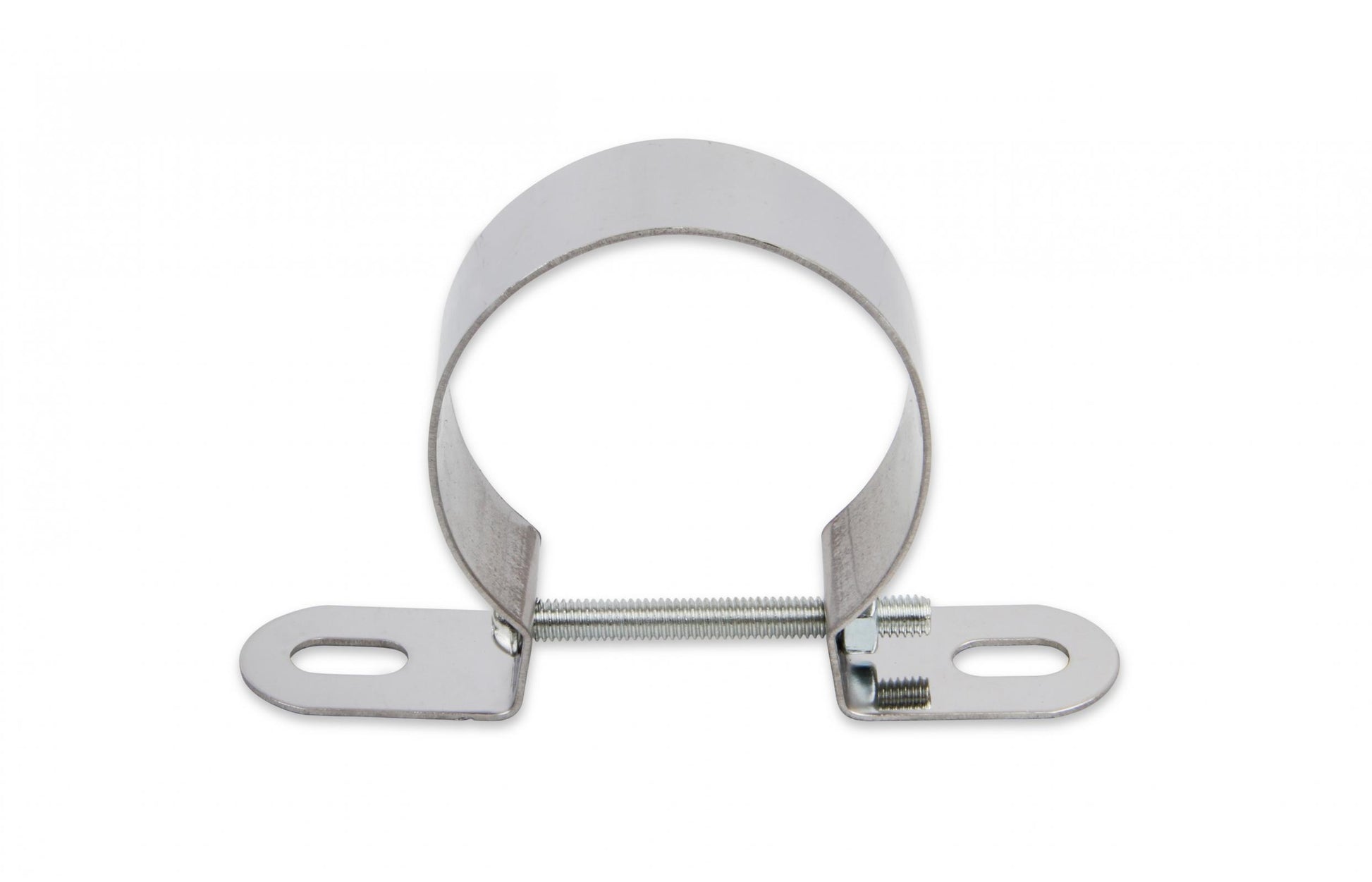 Chrome Coil Holder Bracket with Bolt Horizontal Mount Fits Most Horizontally Mounted Canister Style Coils Mr Gasket-4