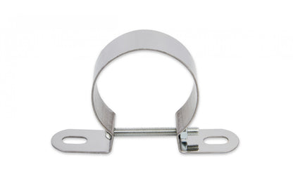 Chrome Coil Holder Bracket with Bolt Horizontal Mount Fits Most Horizontally Mounted Canister Style Coils Mr Gasket-4