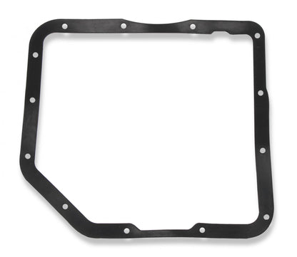 Transmission Oil Pan Black Aluminum Fits GM TH350 Stock Depth and Capacity Finned Design Mr Gasket-1