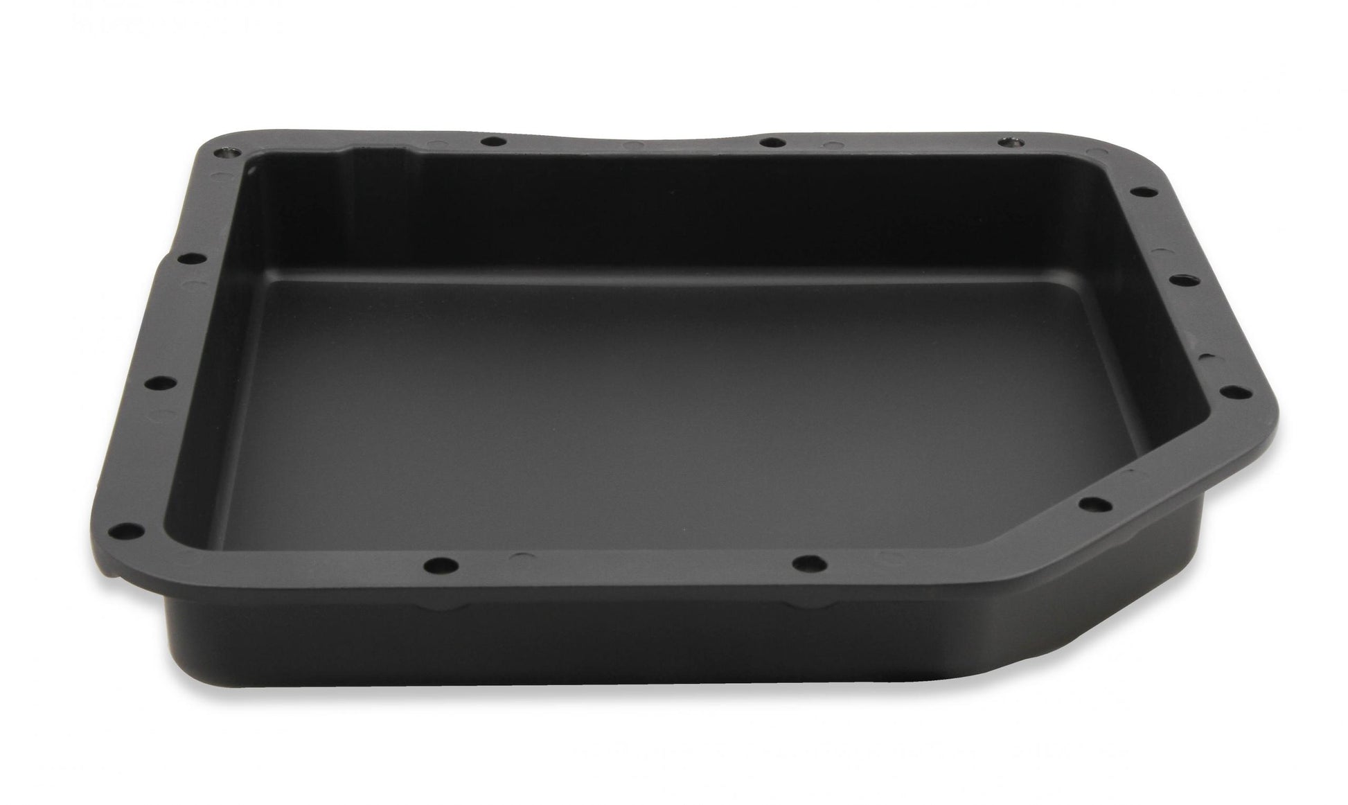 Transmission Oil Pan Black Aluminum Fits GM TH350 Stock Depth and Capacity Finned Design Mr Gasket-6