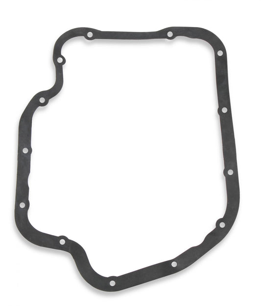 Transmission Oil Pan Black Aluminum Fits GM TH400 Stock Depth and Capacity Finned Design Mr Gasket-1