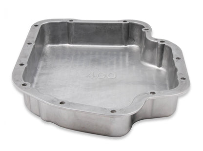 Transmission Oil Pan Polished Aluminum Fits GM TH400 Stock Depth and Capacity Finned Design Mr Gasket-6