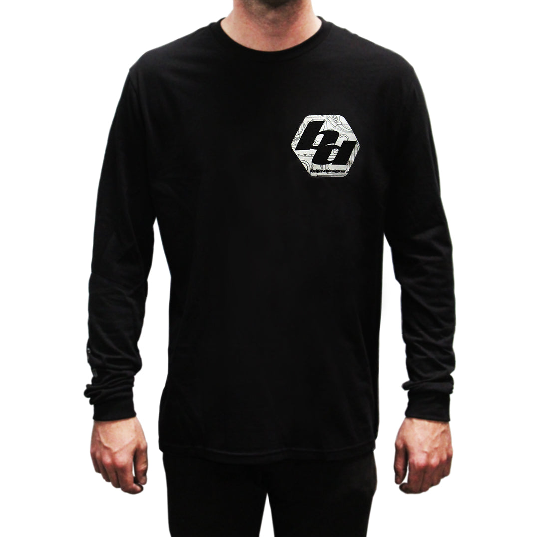 BD Black Men's Long Sleeve Shirt Baja Designs-3