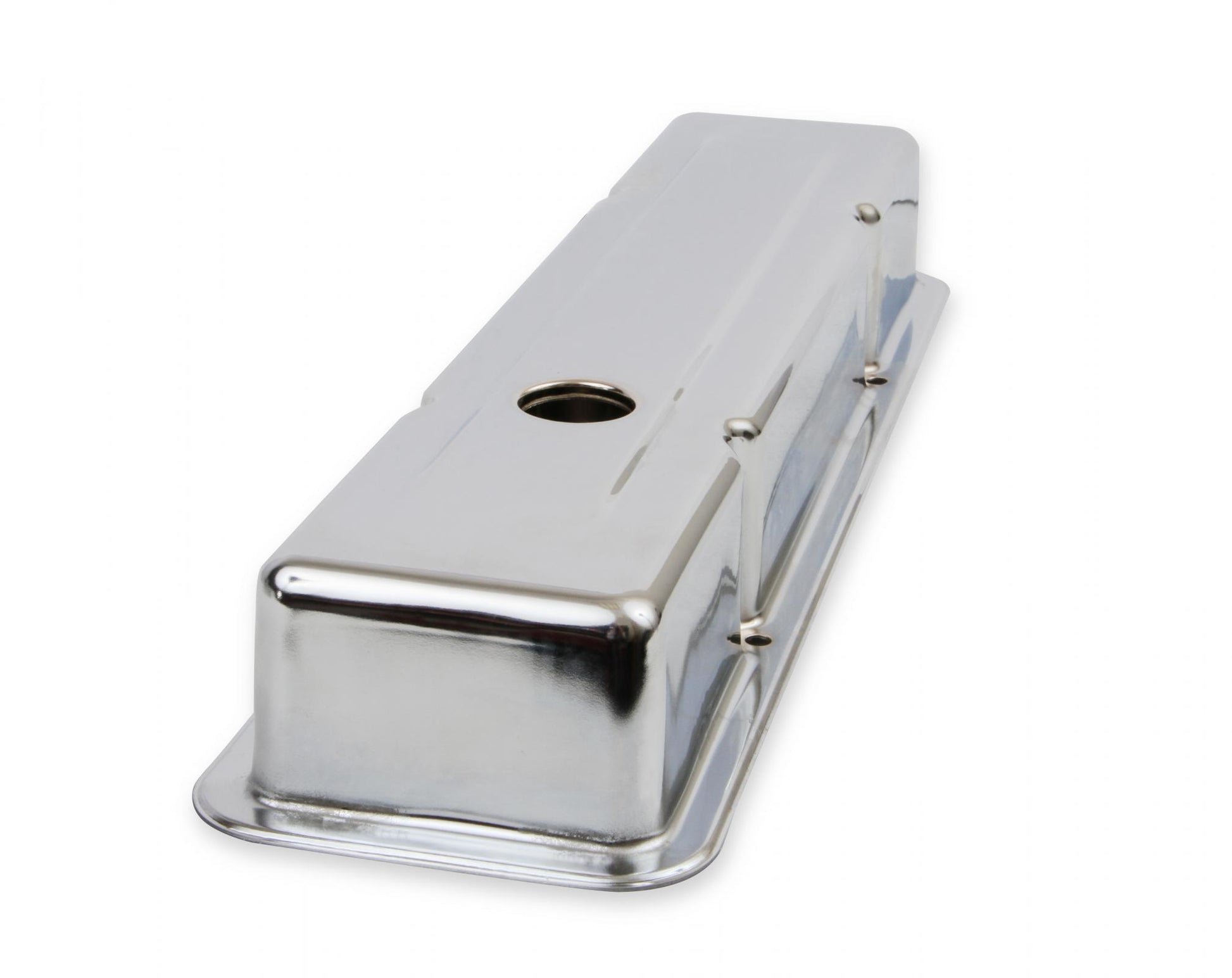Chrome Valve Covers Dual Cap Holes Fits 1960-1986 Chevrolet Small Block 262-400 Mr Gasket-4