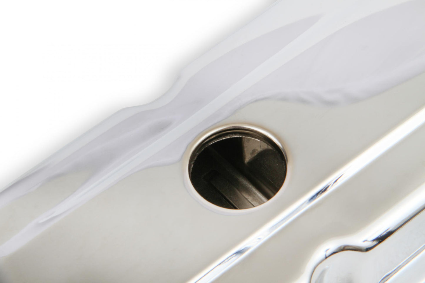 Chrome Valve Covers Dual Cap Holes Fits 1960-1986 Chevrolet Small Block 262-400 Mr Gasket-5