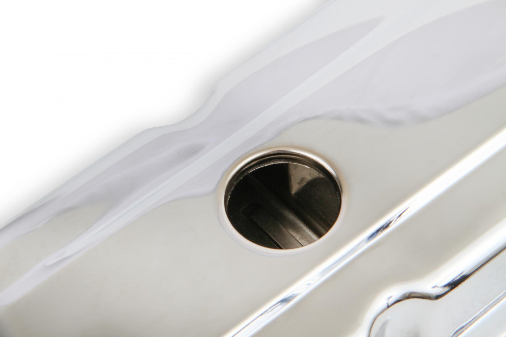 Chrome Valve Covers Dual Cap Holes Fits 1960-1986 Chevrolet Small Block 262-400 Mr Gasket-5