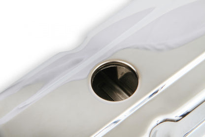 Chrome Valve Covers Dual Cap Holes Fits 1960-1986 Chevrolet Small Block 262-400 Mr Gasket-5