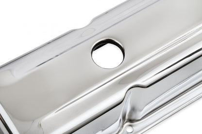 Chrome Tall-Style Valve Covers without Baffle Fits 1960-1986 Chevrolet Small Block 262-400 Mr Gasket-5