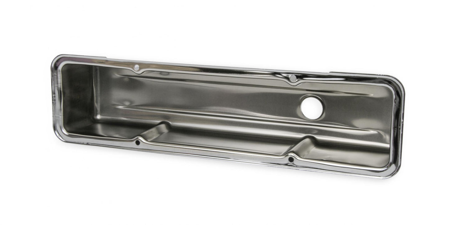 Chrome Tall-Style Valve Covers without Baffle Fits 1960-1986 Chevrolet Small Block 262-400 Mr Gasket-6