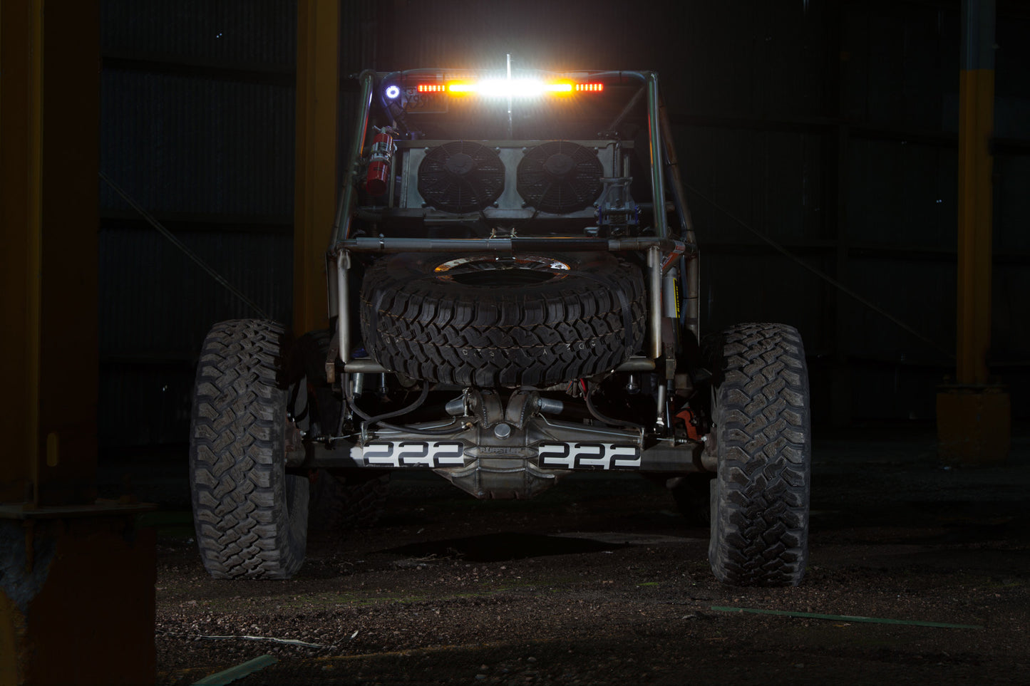 28 Inch Chase LED Light Bar Multi-Function Rear Facing KC Hilites-6
