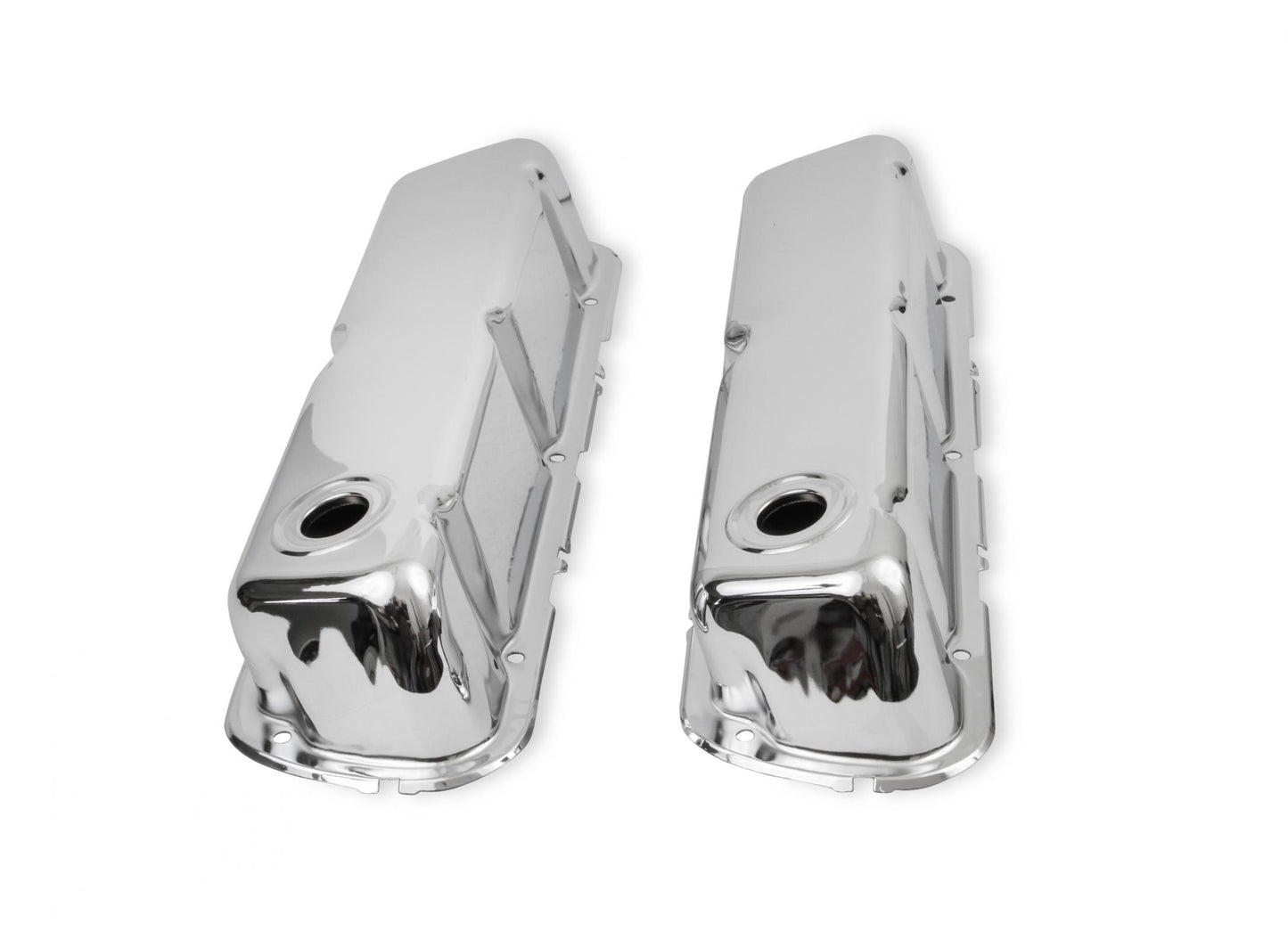 Chrome Valve Covers Fits 1962-2001 Ford 260, 289, 302, 351W Small Block Mr Gasket-1