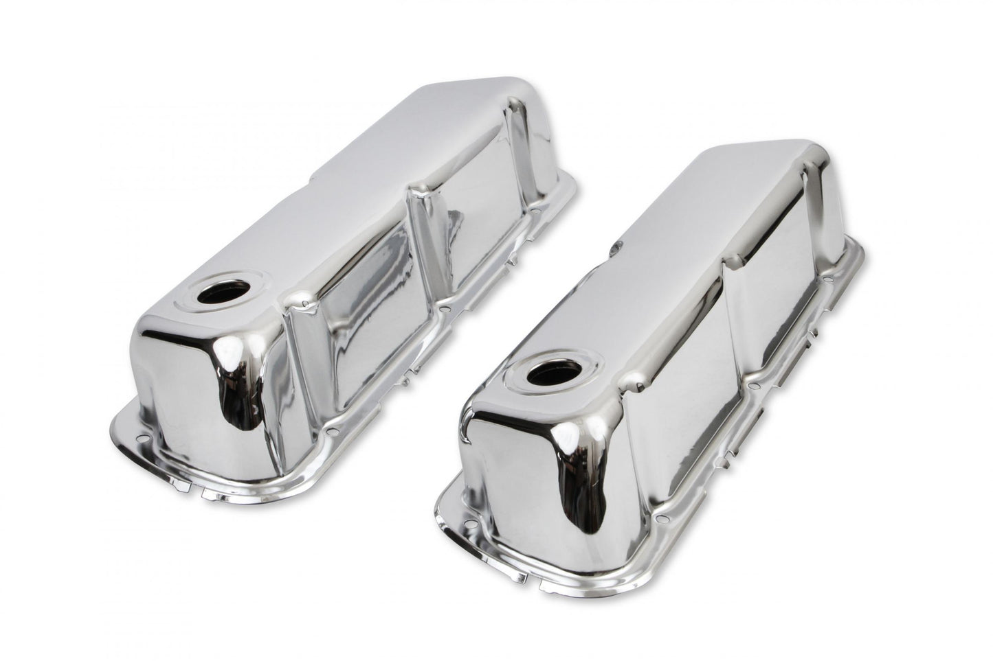 Chrome Valve Covers Fits 1962-2001 Ford 260, 289, 302, 351W Small Block Mr Gasket-2